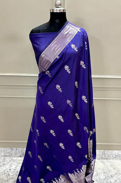 Double Katan Soft Silk Saree
