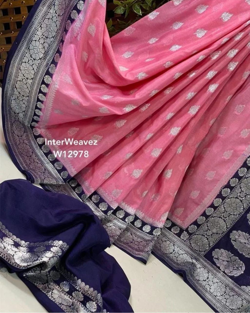 Banarasi Handloom Katan Georgette Silk Saree
