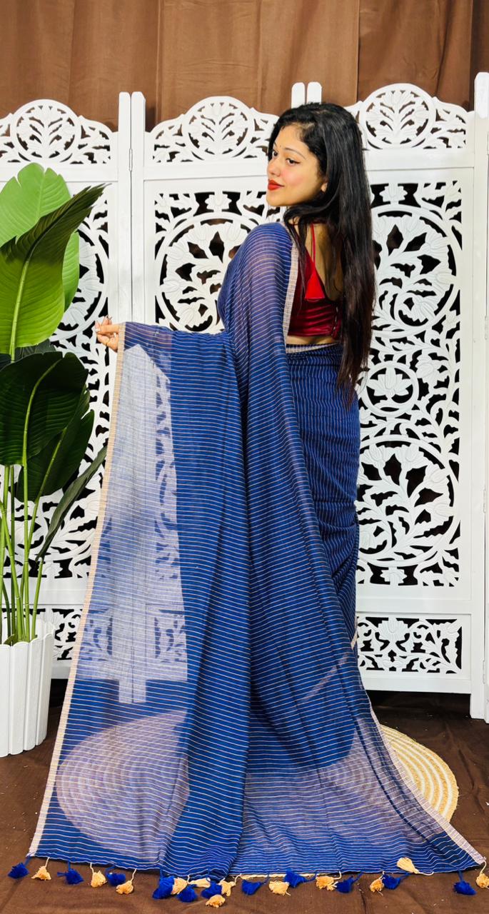 Mulmul Cotton Saree