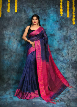 Handloom Kantha Stitch Saree