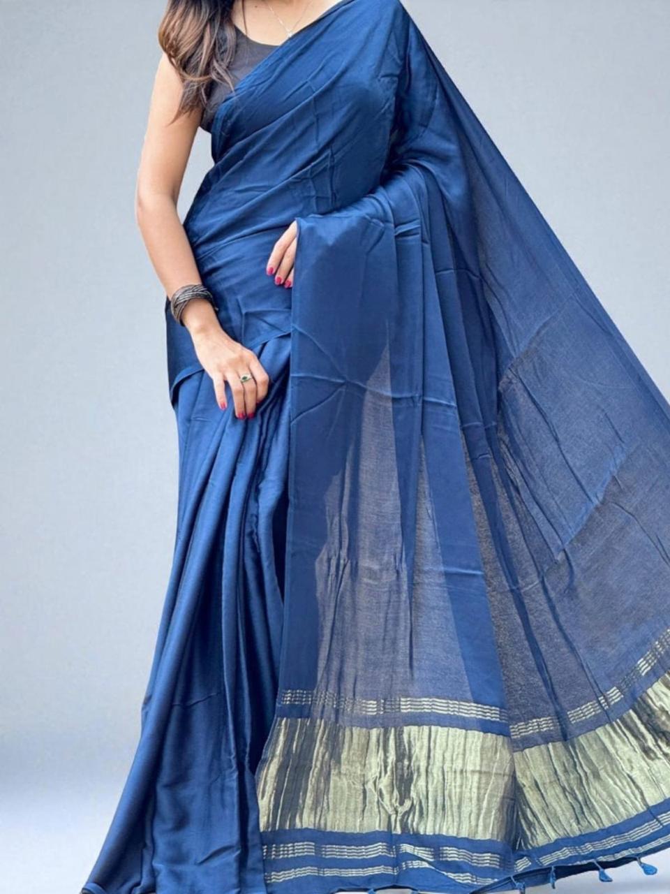 Pure Modal Silk Saree
