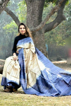 Tussar Ghicha Silk Saree