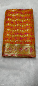 Katan Brocade Silk Saree