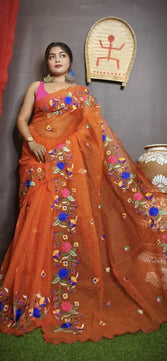 Kota Saree with Embroidery Work