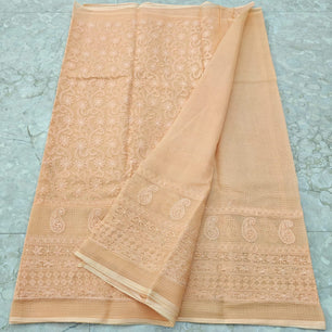 Pure Cotton Kota Saree with Embroidery Work