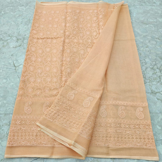 Pure Cotton Kota Saree with Embroidery Work