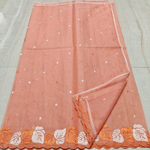 Cotton Kota Embroidery Work Saree