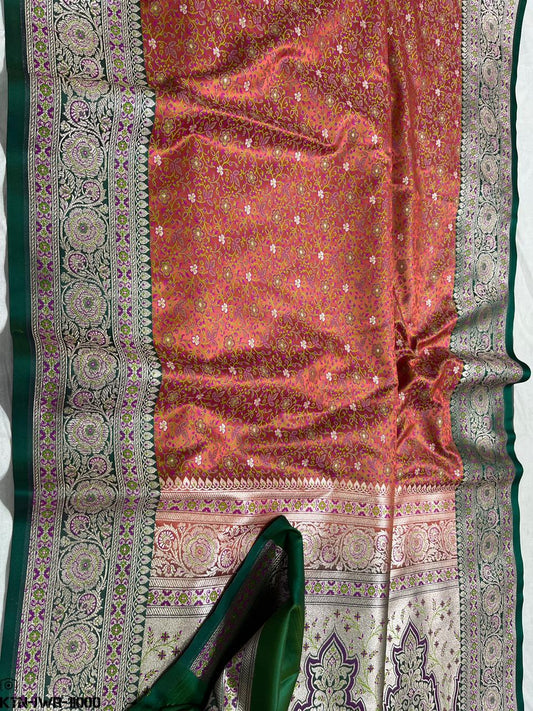 Banarasi Katan Jamawar Silk Saree