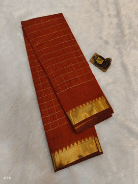 Mangalagiri Check Saree