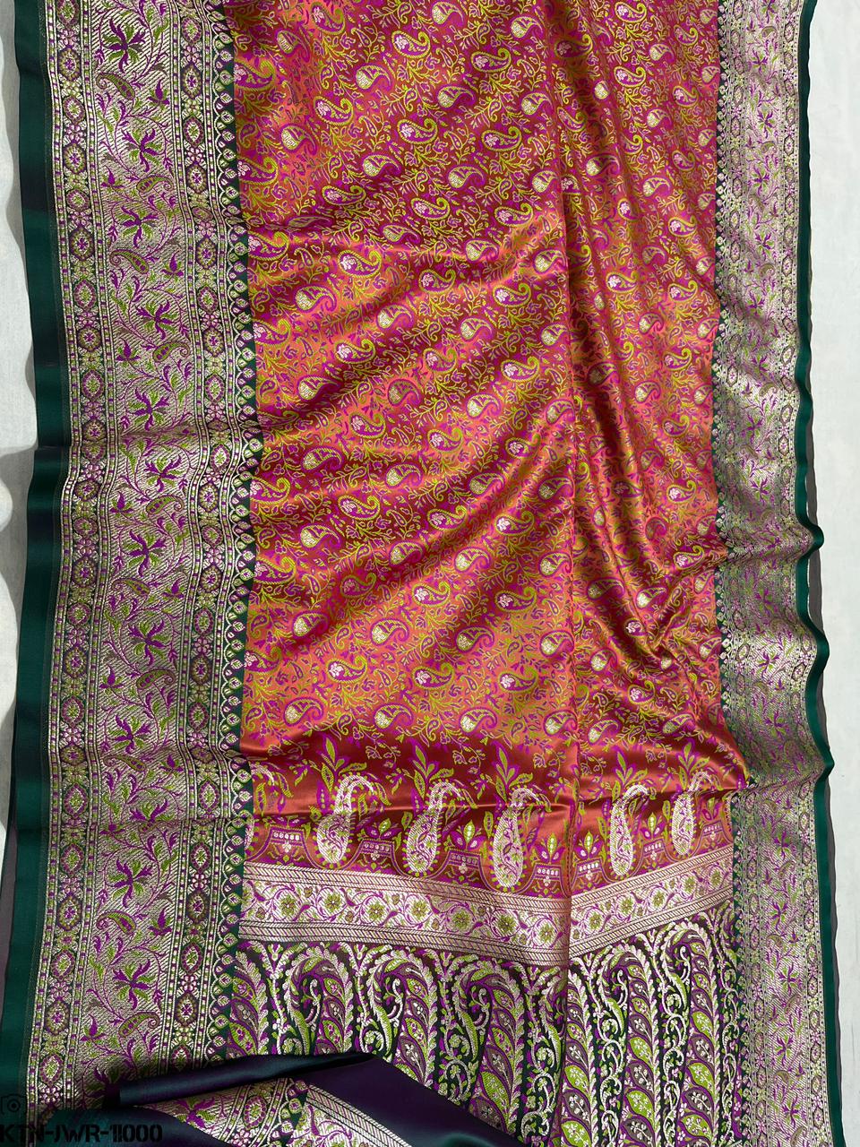 Banarasi Katan Jamawar Silk Saree
