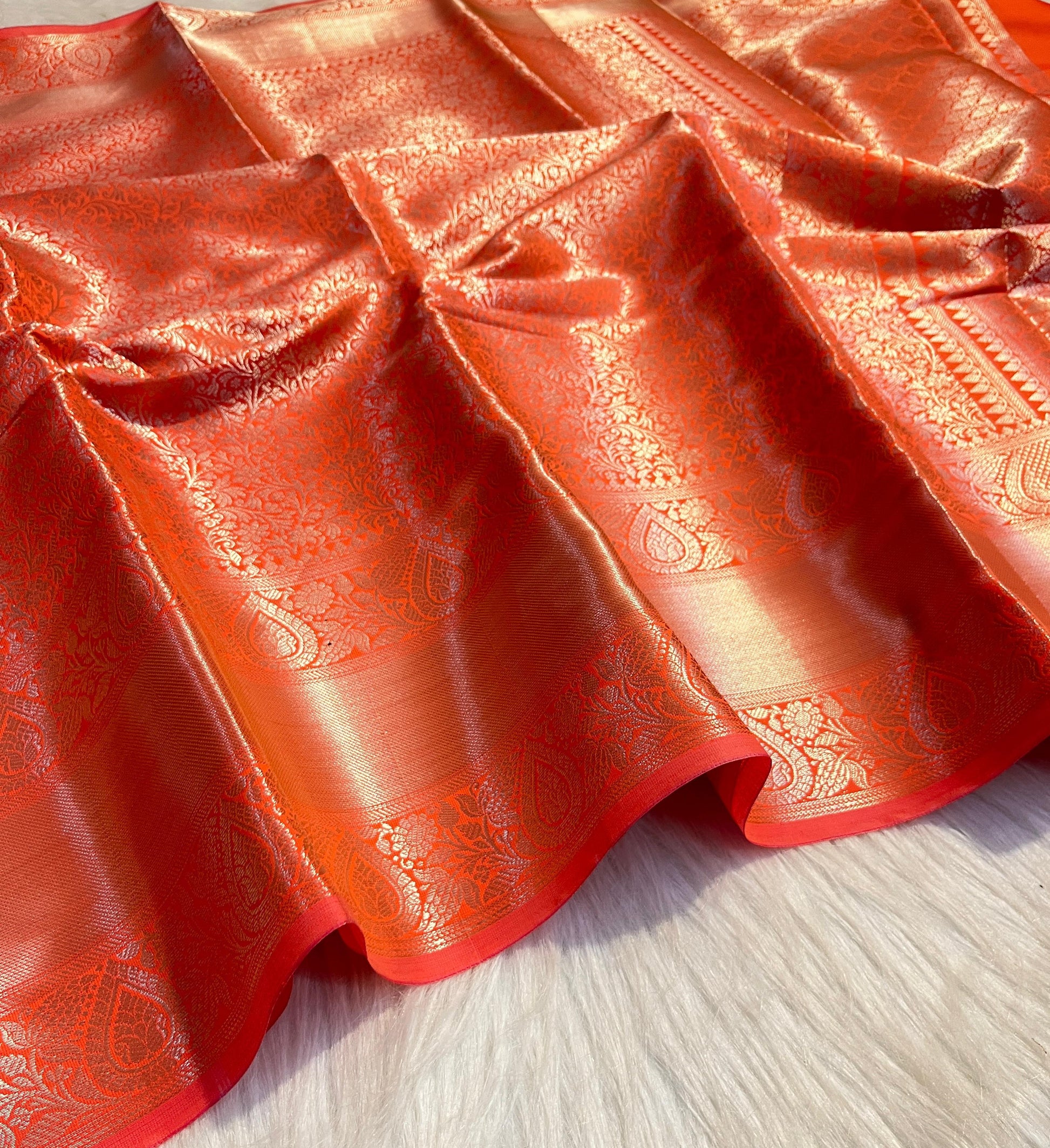 Banarasi Brocade Zari Tanchoi Saree
