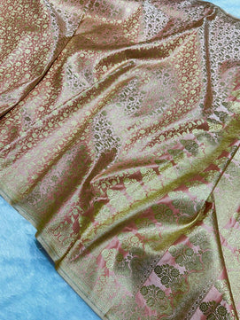 Brocade Mashru Katan Silk Saree