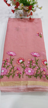 Kota Doria Silk Saree