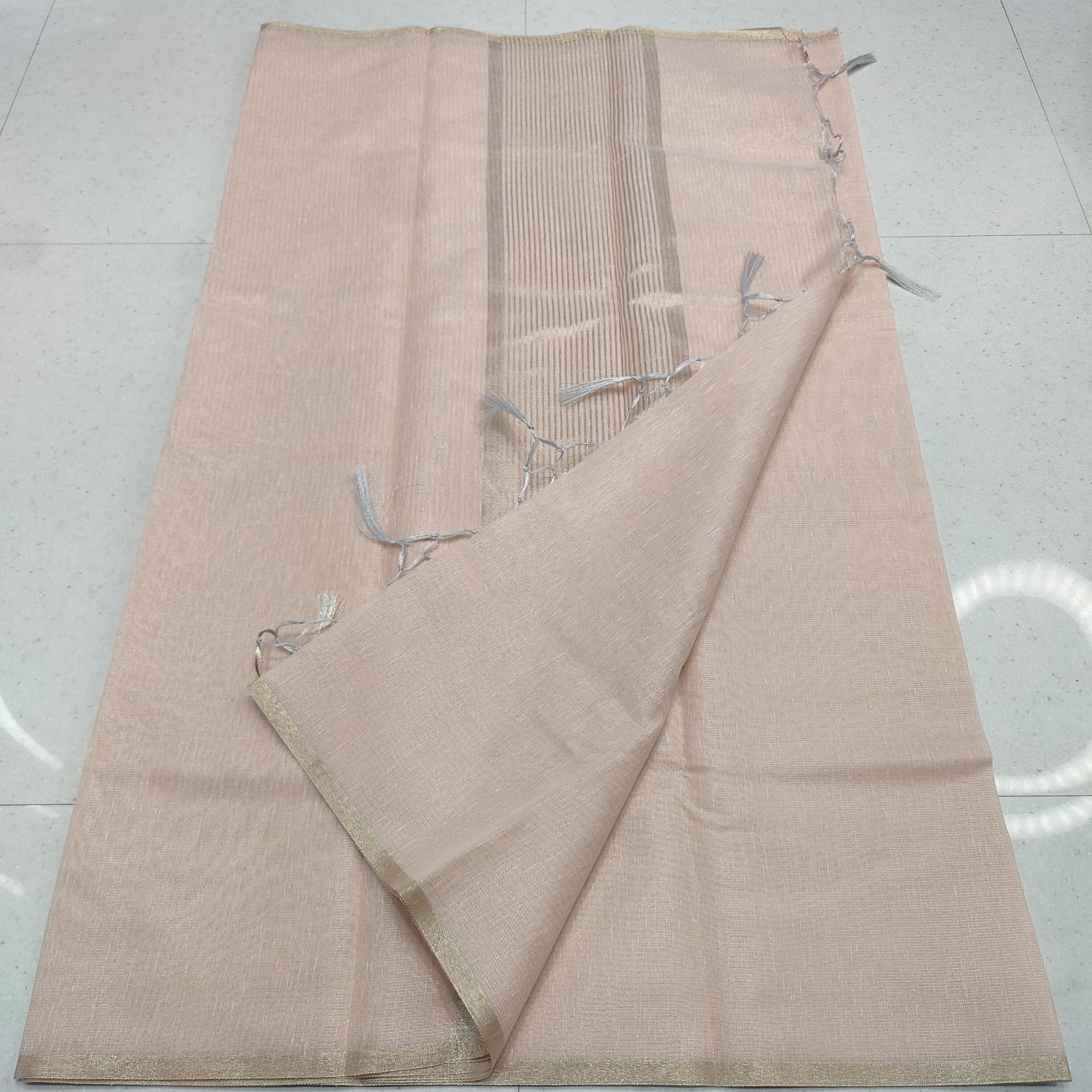 Chanderi Plain Saree