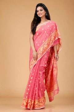 Exclusive Soft Dhakai Jamdani Saree