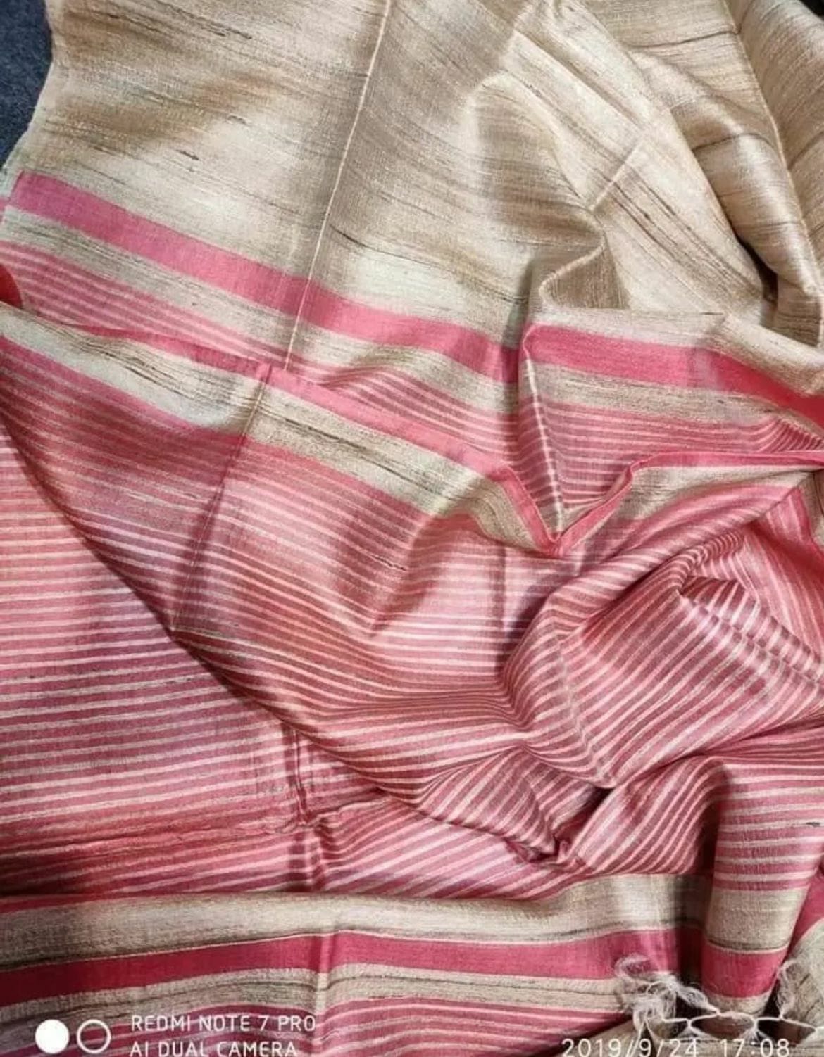 Tussar Ghicha Silk Saree