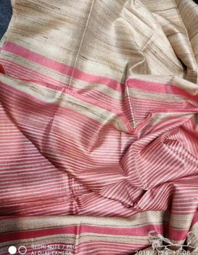 Tussar Ghicha Silk Saree