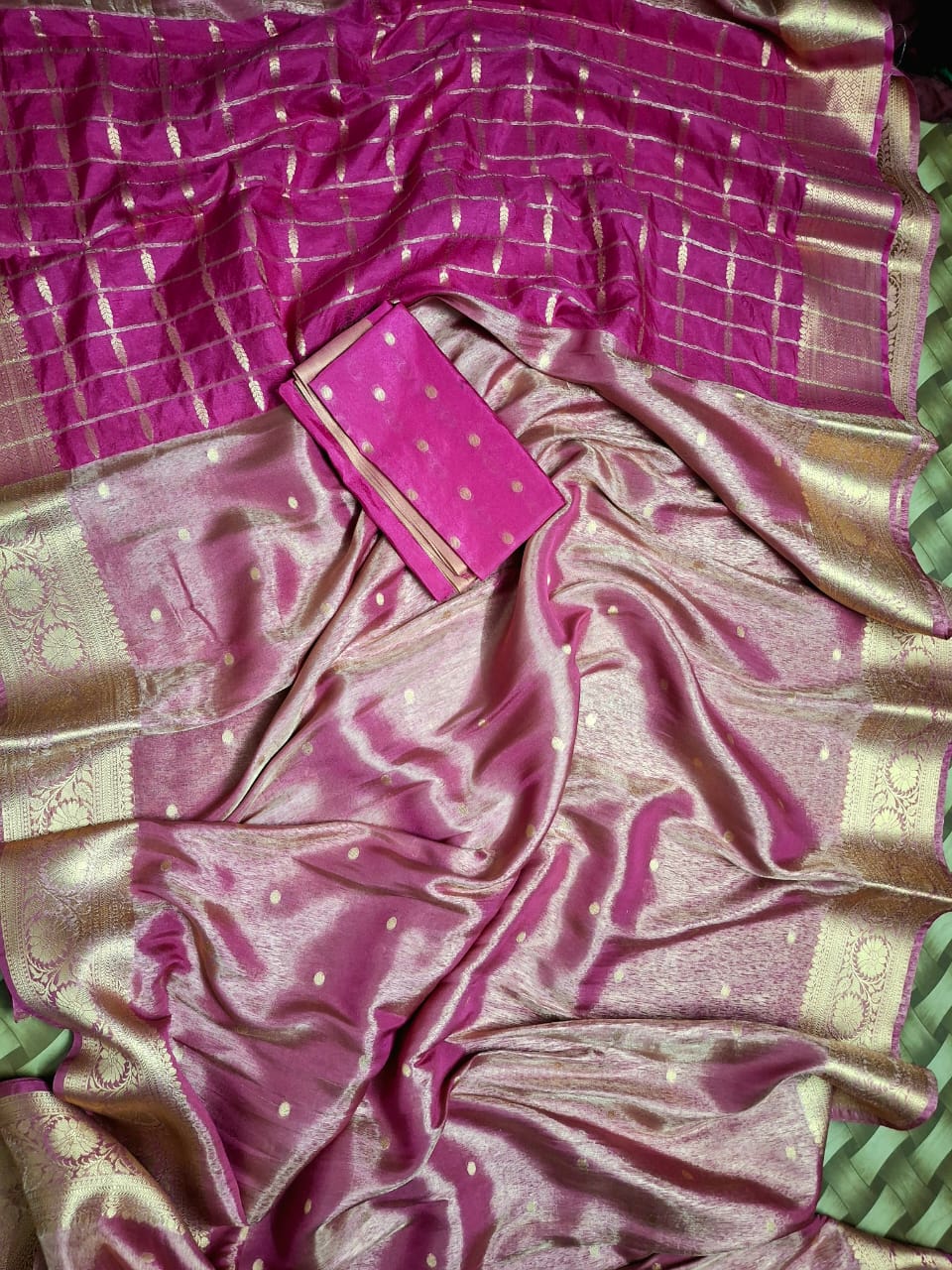 Katan Tissue Silk Saree
