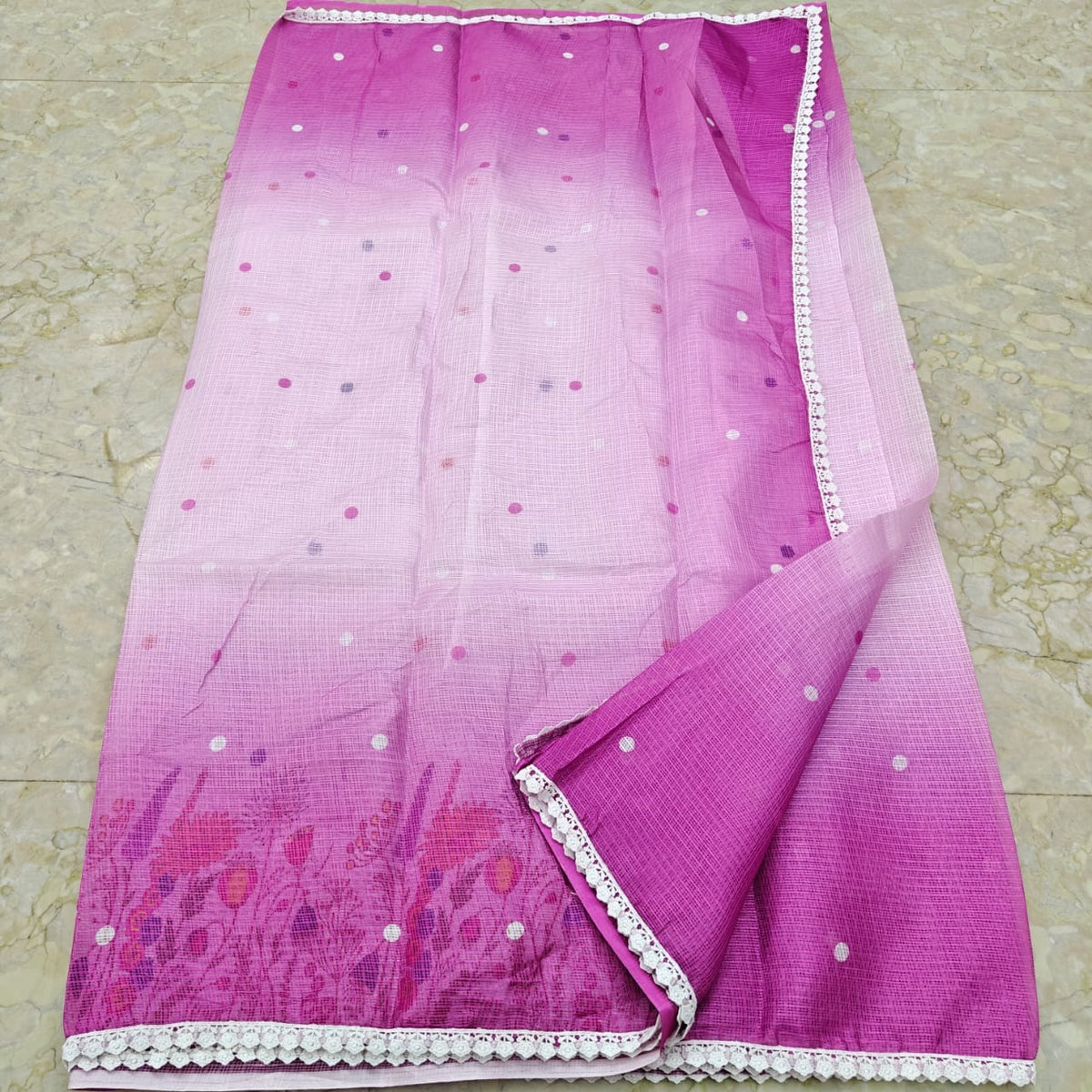 Semi Silk Kota Printed Saree