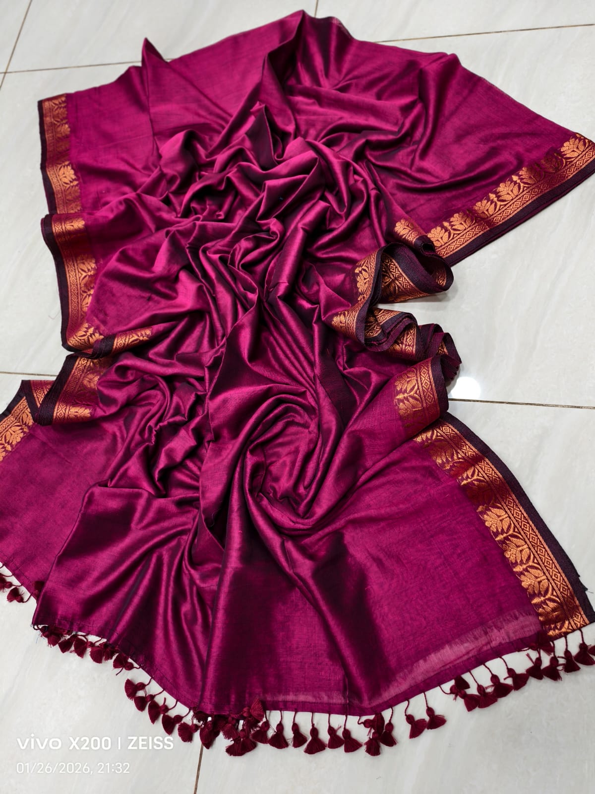 Exclusive South Indian Traditional Maheshwari Cotton Saree