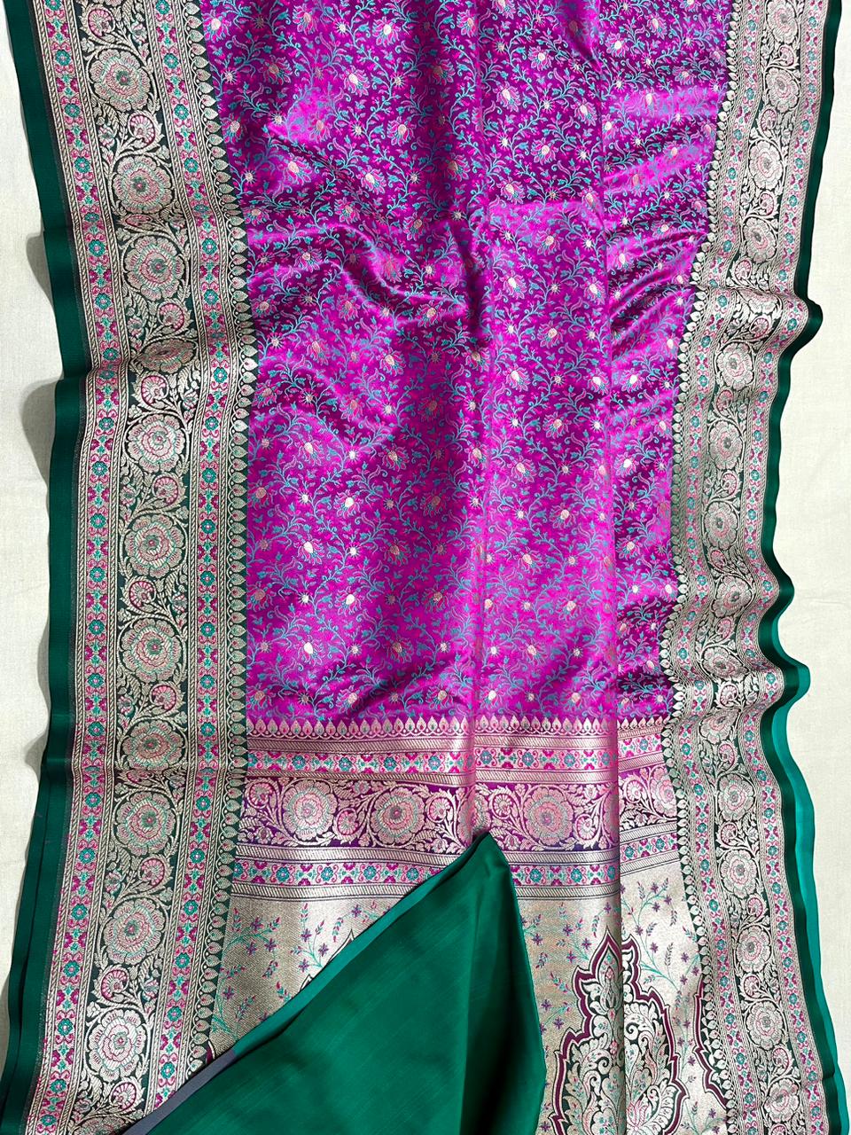 Banarasi Pure Jamawar Silk Saree