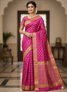 Banarasi Katan Booti Saree