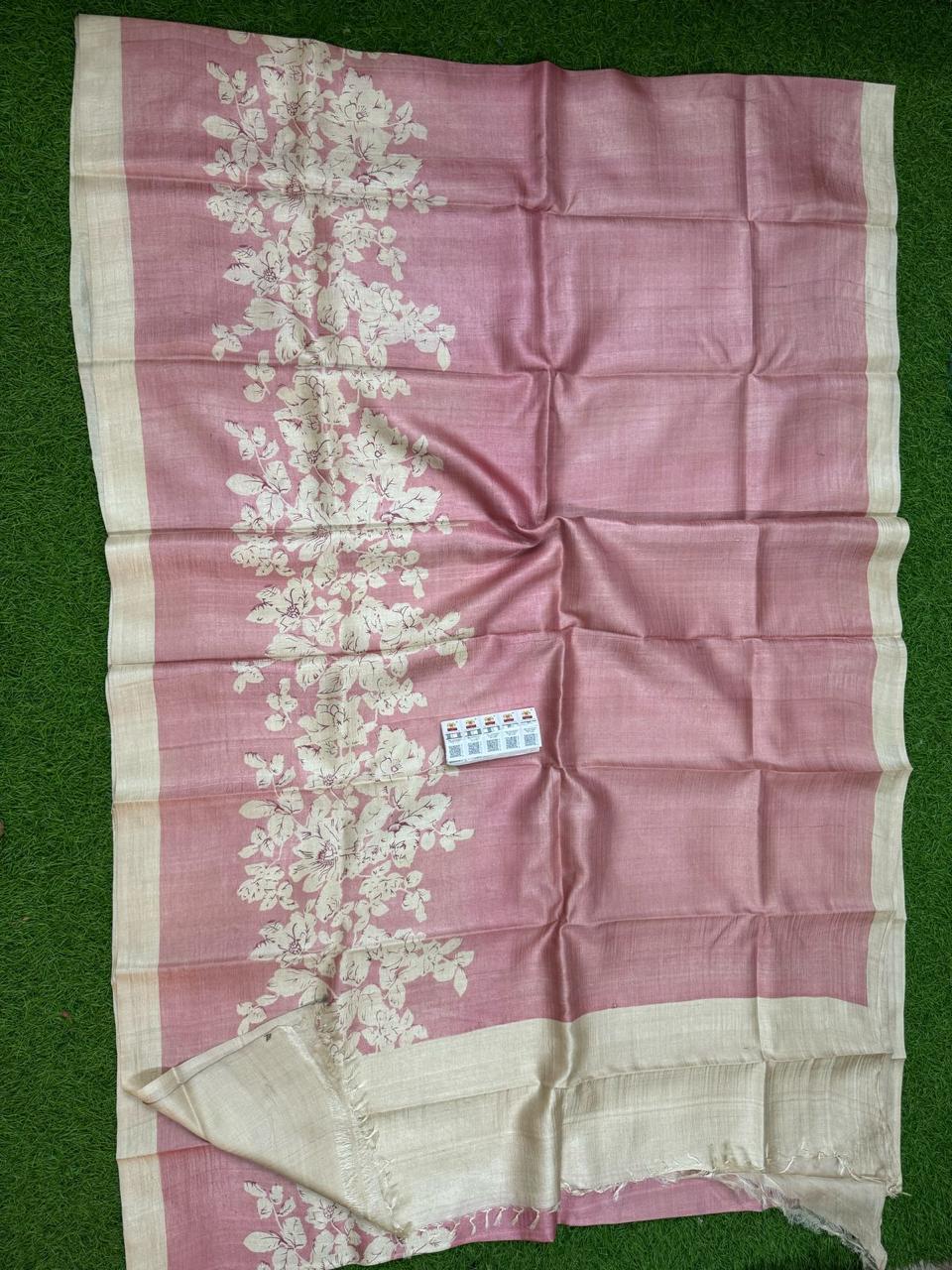 Pure Tussar Silk Saree