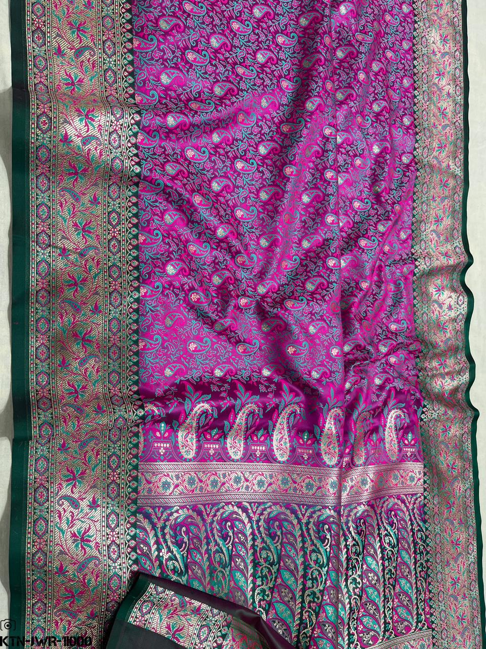 Banarasi Katan Jamawar Silk Saree