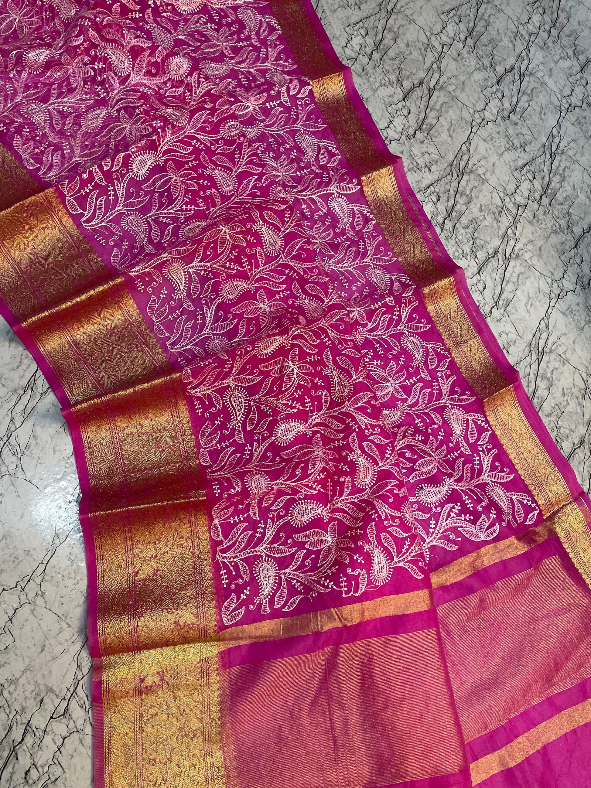 Kora Organza Saree