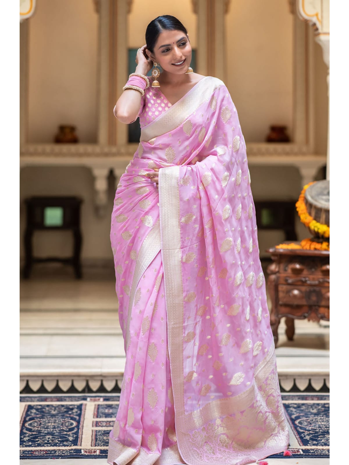 Banarasi Georgette Saree