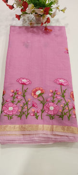 Kota Doria Silk Saree