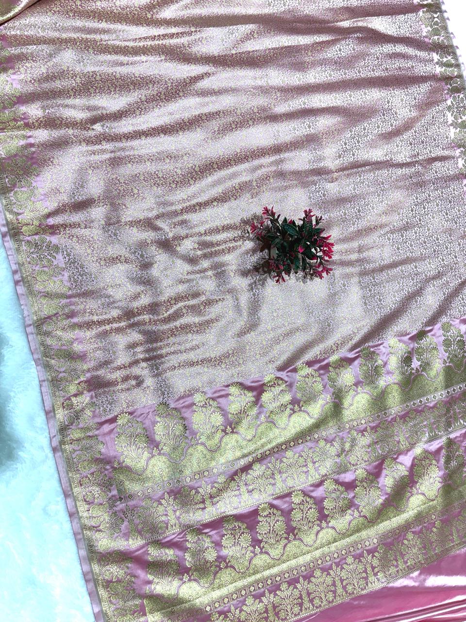 Brocade Mashru Katan Silk Saree