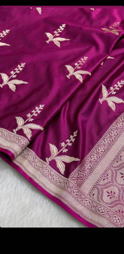 Banarasi Katan Mashru Silk Soft Saree