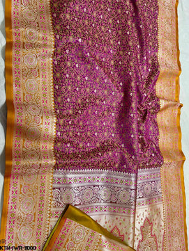 Banarasi Katan Jamawar Silk Saree