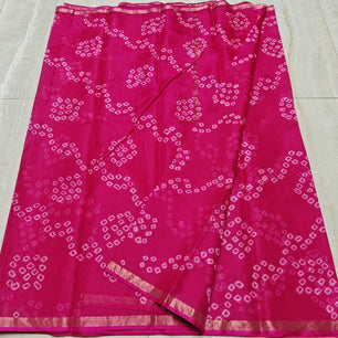 Kota Pure Silk Hand Bandhej Saree