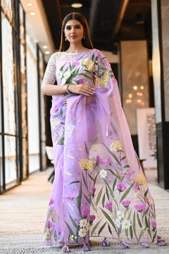 Pure Organza Silk Saree
