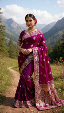 Mashru Silk Saree