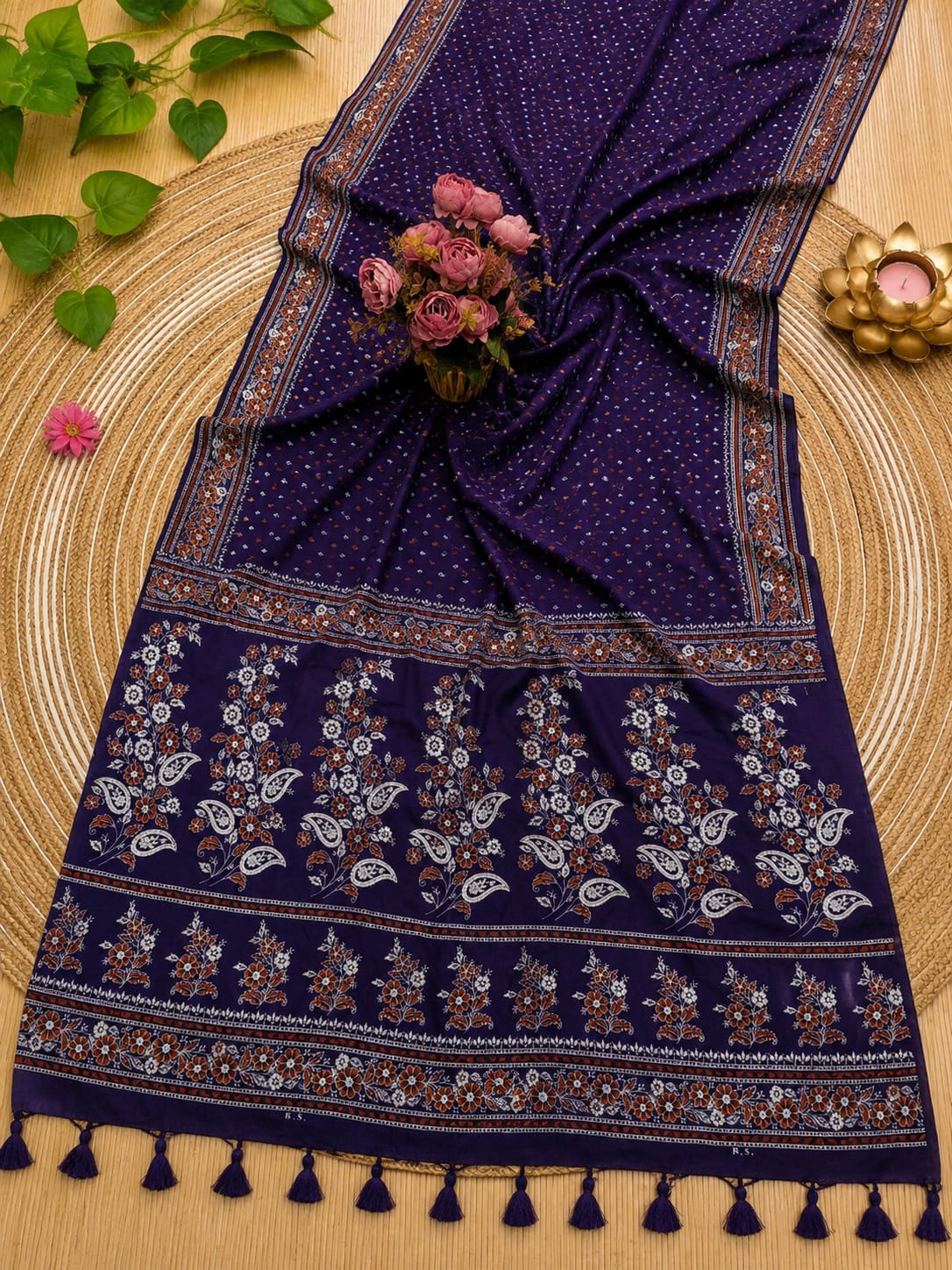 Cotton Multicoloured Printed Saree