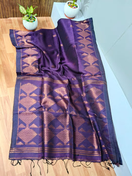 Linen by Linen Handwoven Saree
