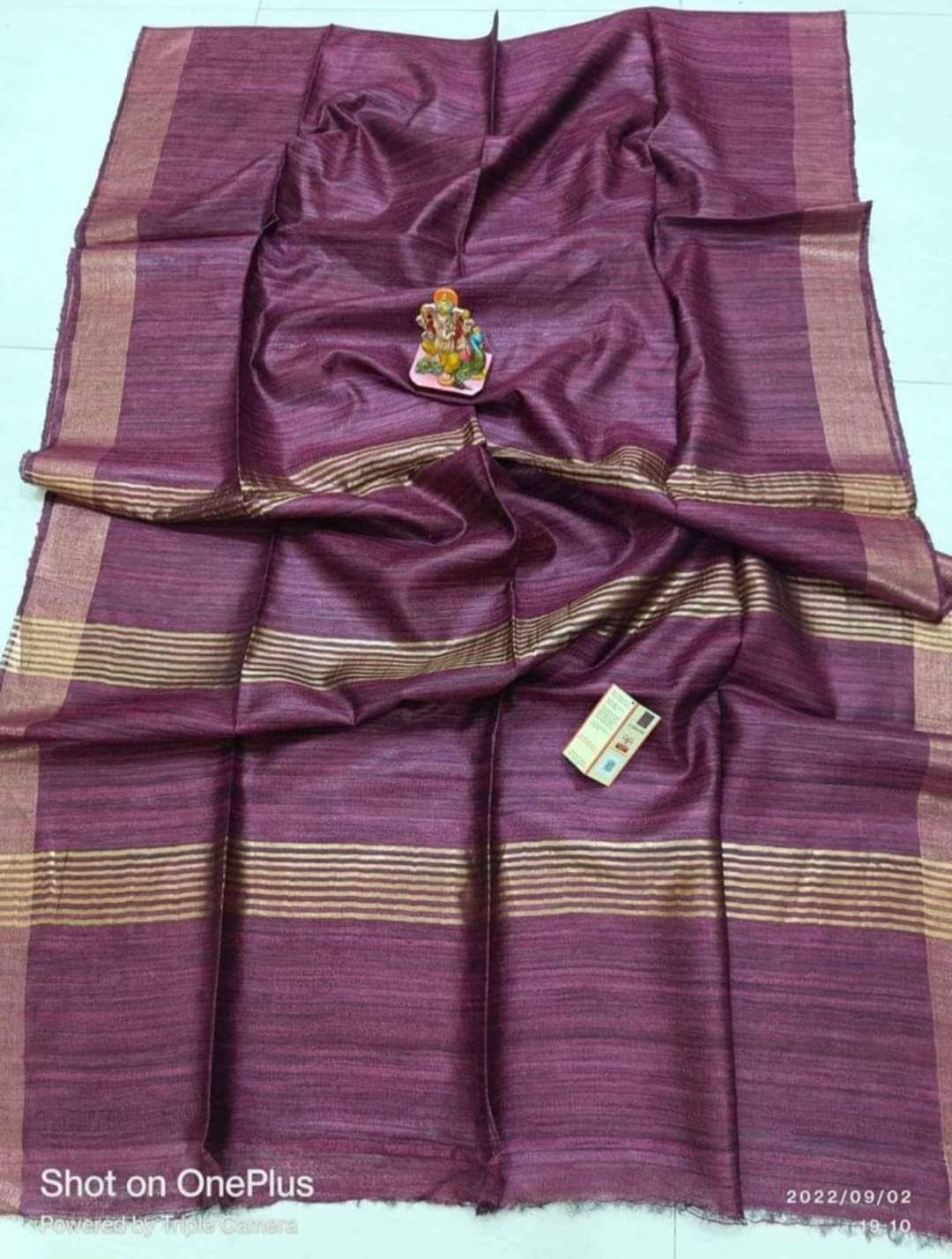 Pure Tussar Ghicha Silk Saree