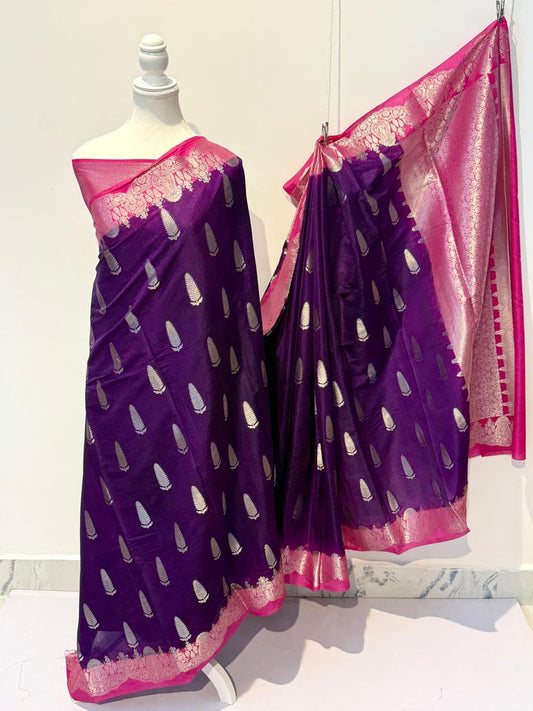 Banarasi Raw Mango Silk Saree