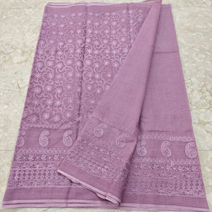 Pure Cotton Kota Saree with Embroidery Work