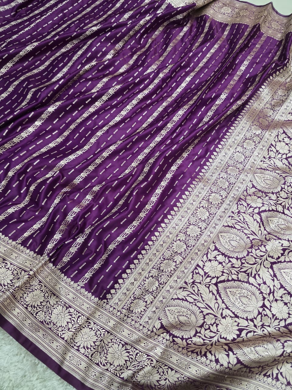 Mashru Katan Silk Saree