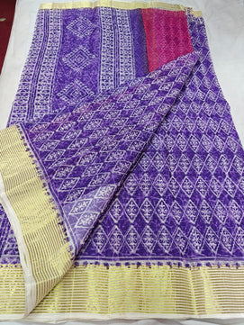 Pure Kota Doria Saree with Zari Border
