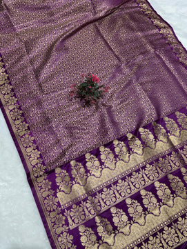 Brocade Mashru Katan Silk Saree