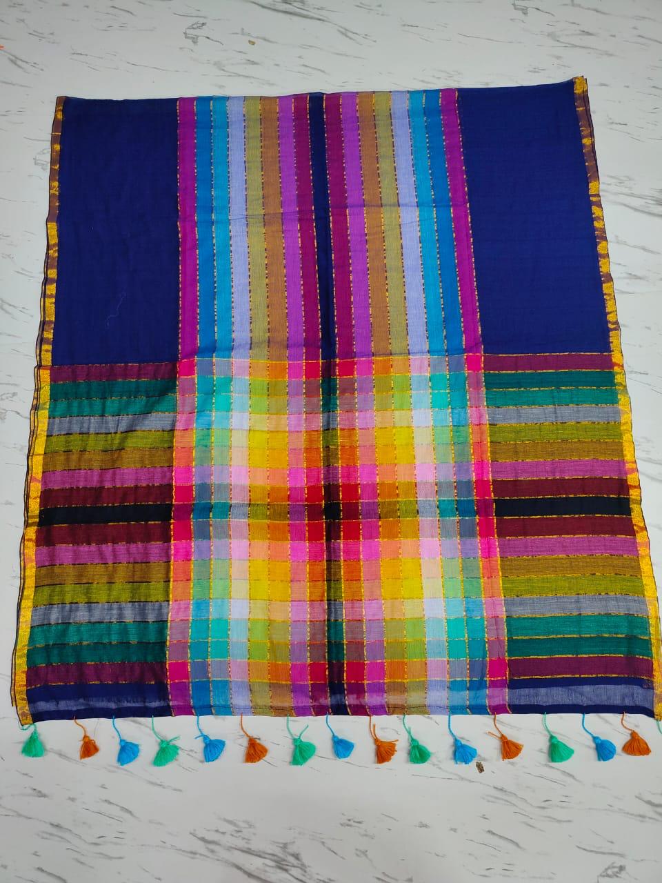 Mulmul Cotton Saree