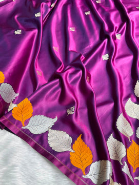 Mashru Katan Silk Saree