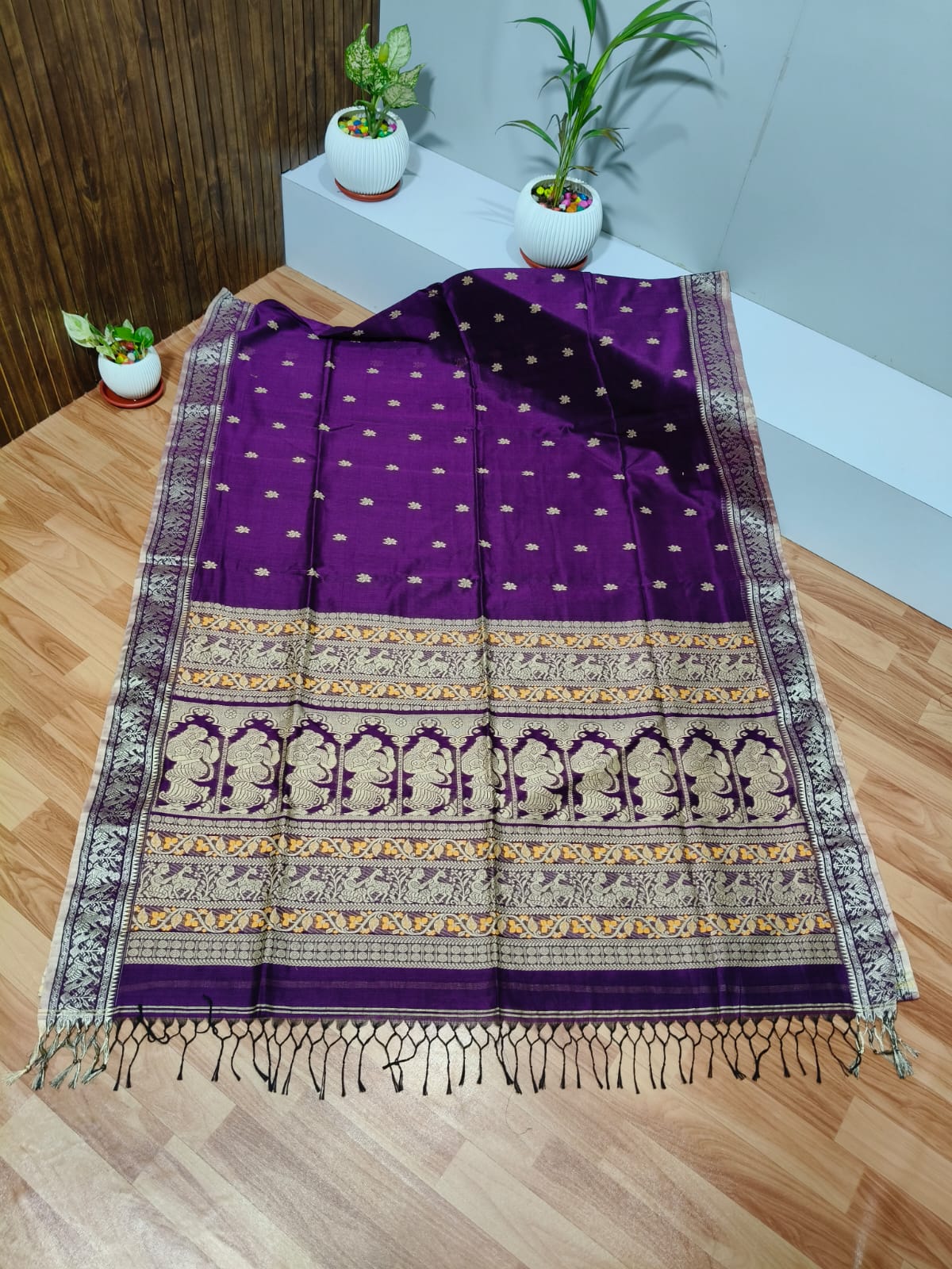 Fulia Baluchari Cotton by Cotton Saree