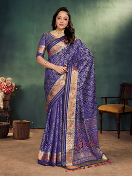Banarasi Semi Katan Silk Saree