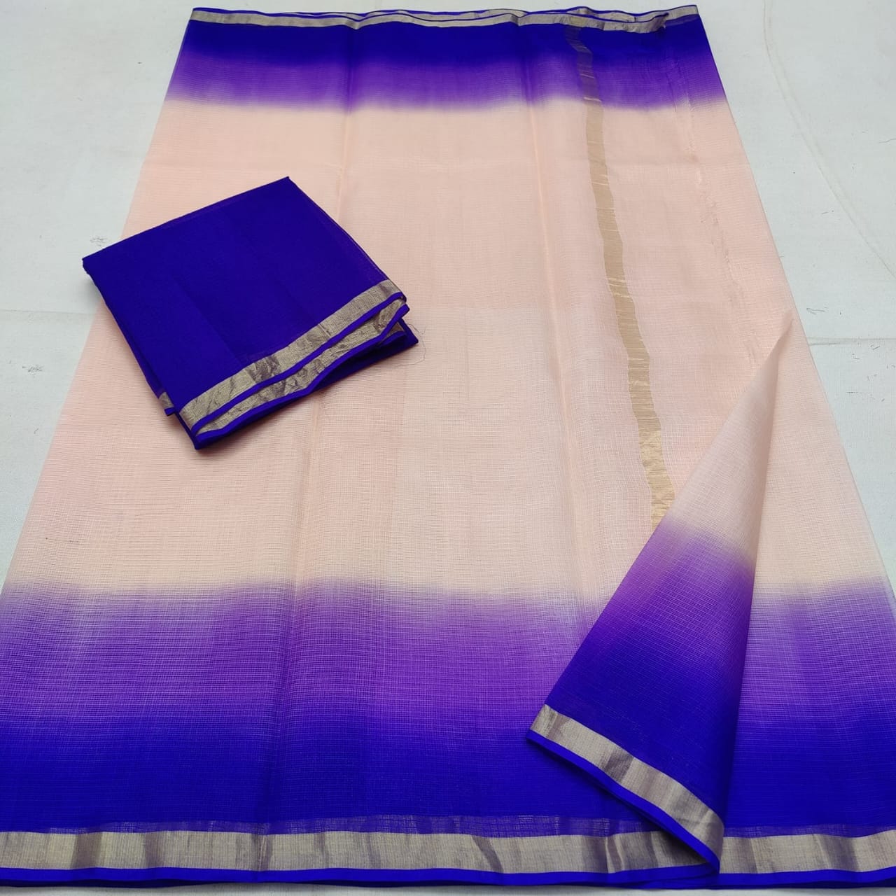 Kota Doria Silk Saree